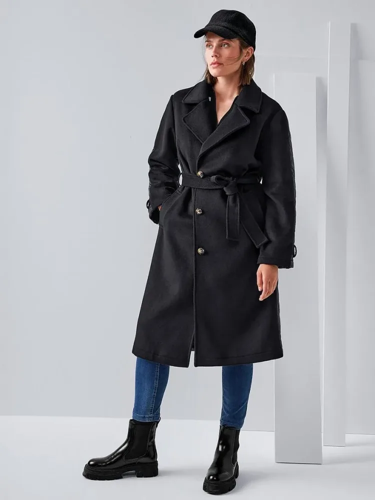 Mantel Emilia Lay schwarz