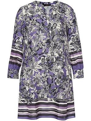 Kleid Rundhals-­Ausschnitt Emilia Lay lila
