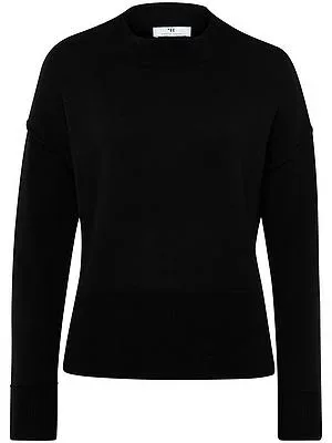 Rundhals-Pullover Peter Hahn schwarz