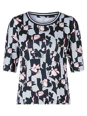 Rundhals-Shirt 3/4-Arm BASLER blau