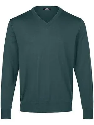 V-Pullover Peter Hahn türkis