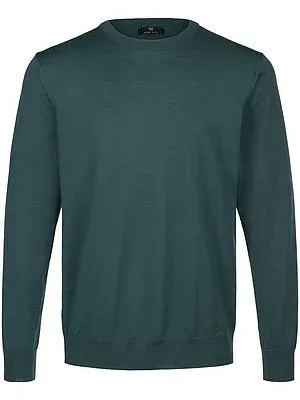 Rundhals-Pullover Peter Hahn türkis