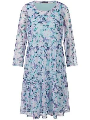 Mesh-Kleid MYBC blau