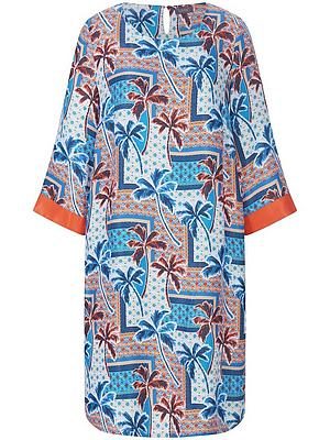 Kleid Rundhals-Ausschnitt MYBC blau