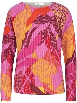 Rundhals-Pullover Peter Hahn pink