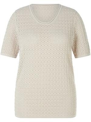 Rundhals-Pullover Anna Aura beige