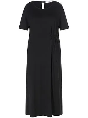 Jersey-Kleid Rundhals-­Ausschnitt Emilia Lay schwarz