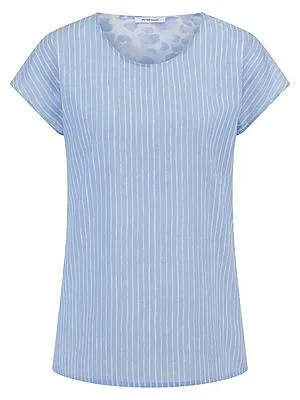 Ärmellose Bluse Peter Hahn blau