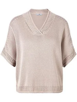V-Pullover Peter Hahn beige