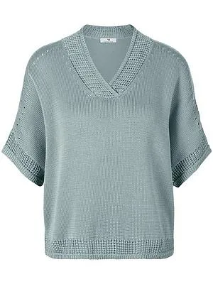 V-Pullover Peter Hahn blau