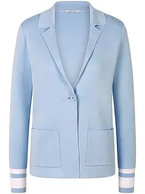 Strickblazer Peter Hahn blau