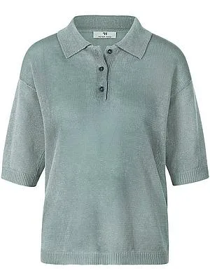 Polo-Pullover Peter Hahn grün