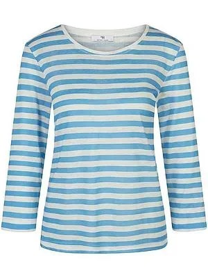 Rundhals-Shirt 3/4-Arm Peter Hahn blau