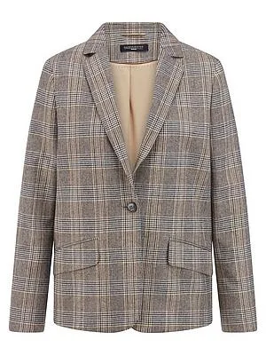 Blazer schmalem Reverskragen Fadenmeister Berlin multicolor