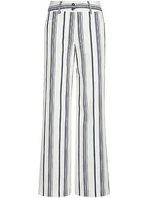 Hose Passform Barbara Peter Hahn weiss