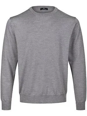 Rundhals-Pullover Peter Hahn grau