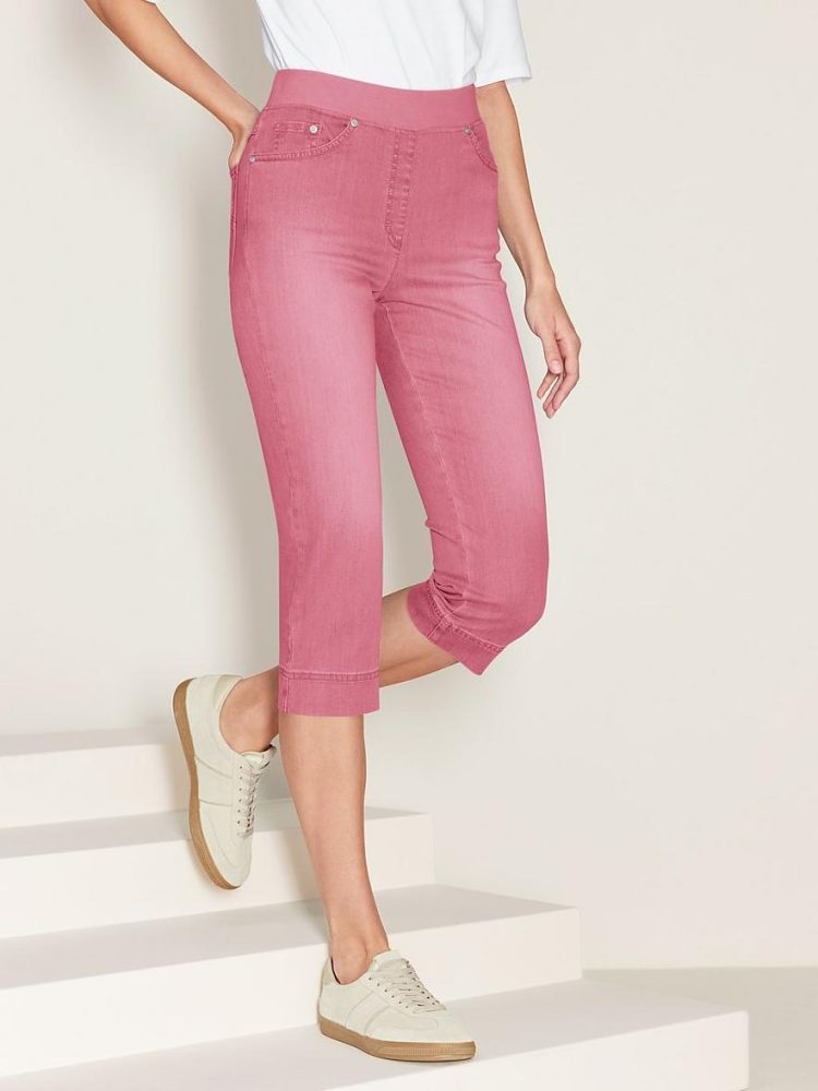 Comfort Plus-Caprihose Modell Carina Capri Raphaela by Brax rosé