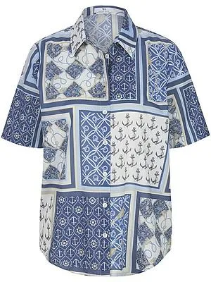 Bluse Peter Hahn blau