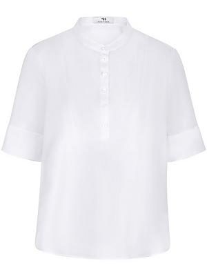 Bluse aus Seide Peter Hahn weiss
