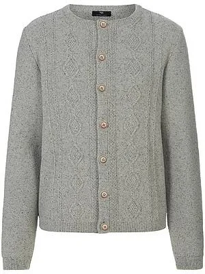 Strickjacke Peter Hahn grau