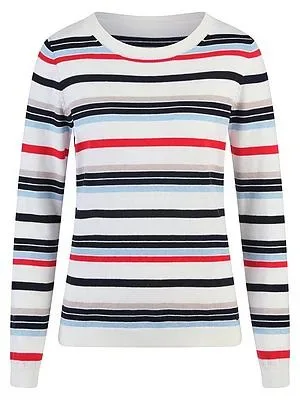 Rundhals-Pullover BASLER multicolor
