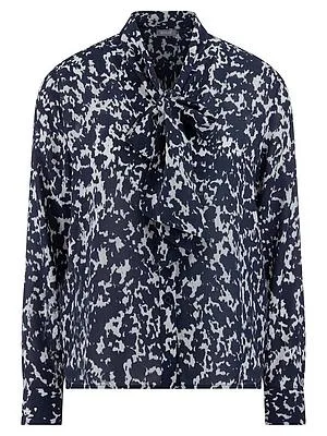 Schluppen-Bluse BASLER blau