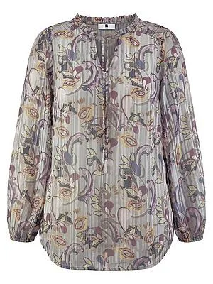 Bluse zum Schlupfen Emilia Lay grau