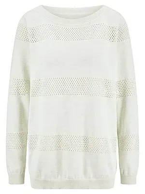 Rundhals-Pullover Emilia Lay weiss