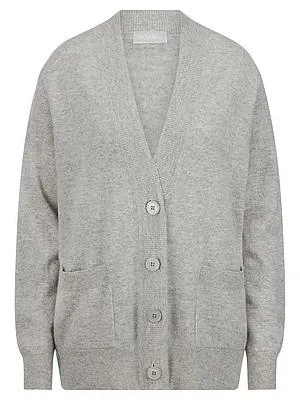 Strickjacke aus 100% Kaschmir include grau
