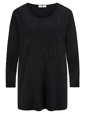 Rundhals-Shirt Emilia Lay schwarz