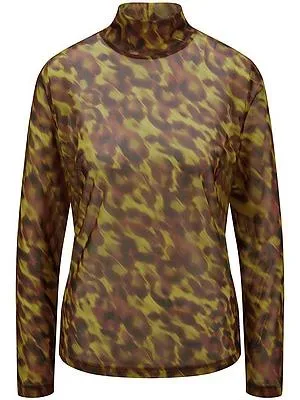 Stehkragen-Shirt BASLER gelb