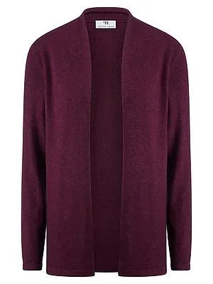 Strickjacke Modell Caro aus Seide und Kaschmir Peter Hahn lila