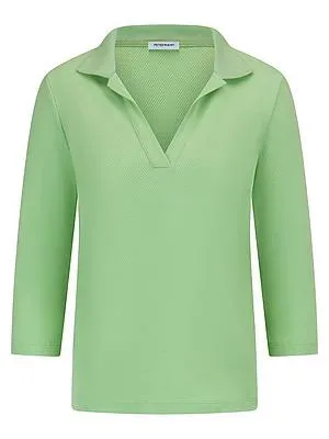 Polo-Shirt 3/4-Arm Peter Hahn grün