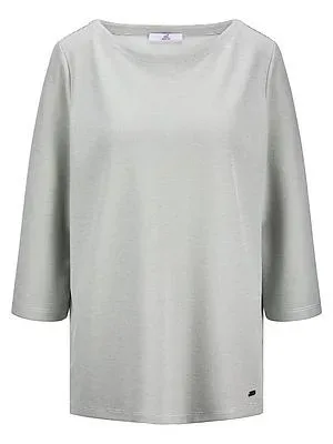 Shirt U-Boot-Ausschnitt Emilia Lay weiss