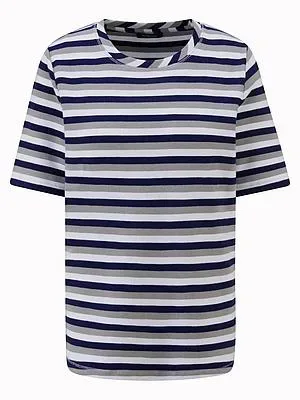Rundhals-Shirt Peter Hahn blau