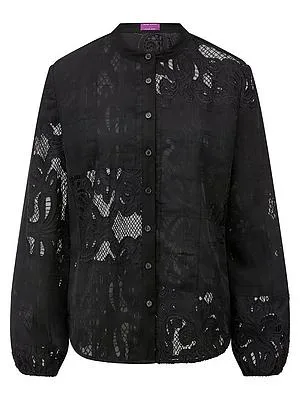 Bluse TALBOT RUNHOF X PETER HAHN schwarz