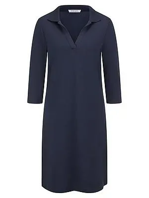 Polo-Kleid 3/4-Arm Peter Hahn blau
