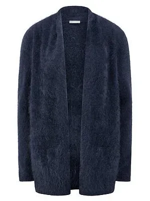 Strickjacke aus 100% Kaschmir Peter Hahn blau