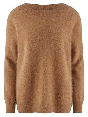 Pullover U-Boot-Ausschnitt aus 100% Kaschmir Peter Hahn braun