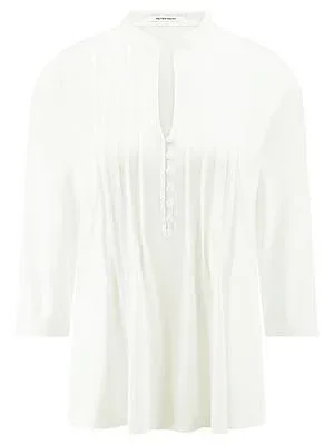 Jerseybluse Peter Hahn weiss