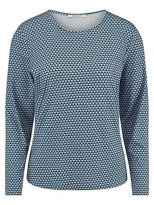 Rundhals-Shirt Peter Hahn blau