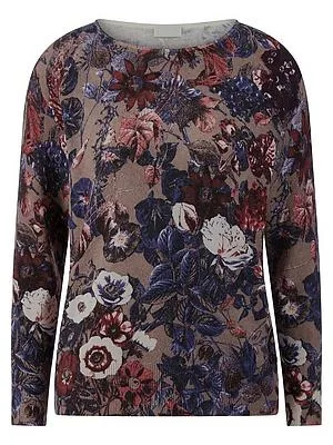 Pullover U-Boot-Ausschnitt Peter Hahn multicolor