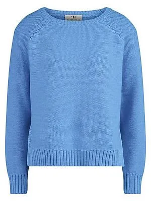 Rundhals-Pullover Peter Hahn blau