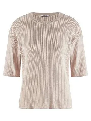 Rundhals-Pullover aus 100% SUPIMA-Baumwolle Peter Hahn beige