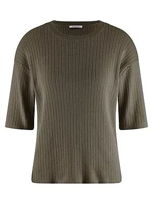 Rundhals-Pullover aus 100% SUPIMA-Baumwolle Peter Hahn grün