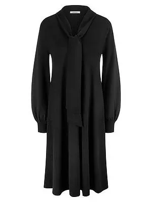 Strickkleid Peter Hahn schwarz