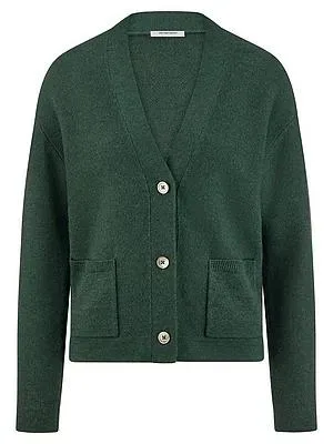 Strickjacke Peter Hahn grün