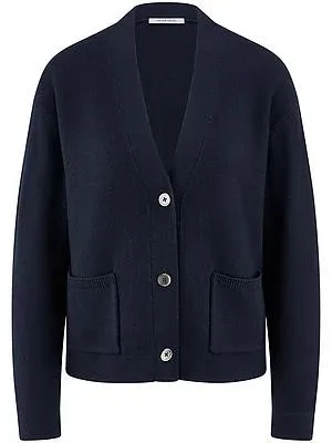 Strickjacke Peter Hahn blau