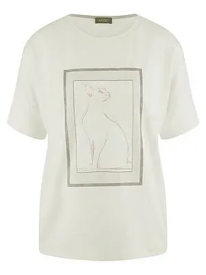 Rundhals-Shirt MYBC weiss
