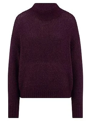 Pullover Stehbundkragen Inkadoro lila